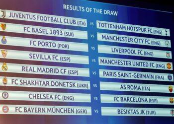 Real Madrid-PSG y Chelsea-Barcelona, los bombazos de octavos de final de la Liga de Campeones