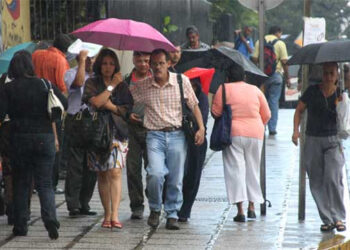 Lluvias dispersas se esperan este domingo en el occidente y centro del país