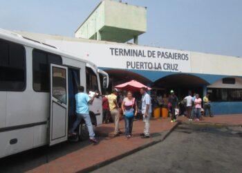 30.915 pasajeros se movilizaron desde terminal de Puerto La Cruz durante Semana Santa