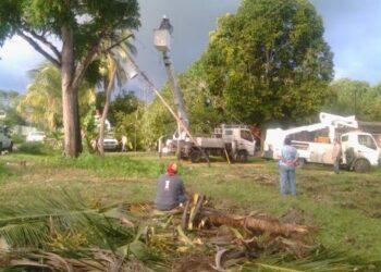 Torrencial lluvia ocasionó apagón en la zona norte de Anzoátegui