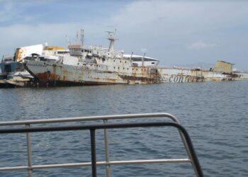 Por falta de mantenimiento se hundió en 60% otro barco de Conferry