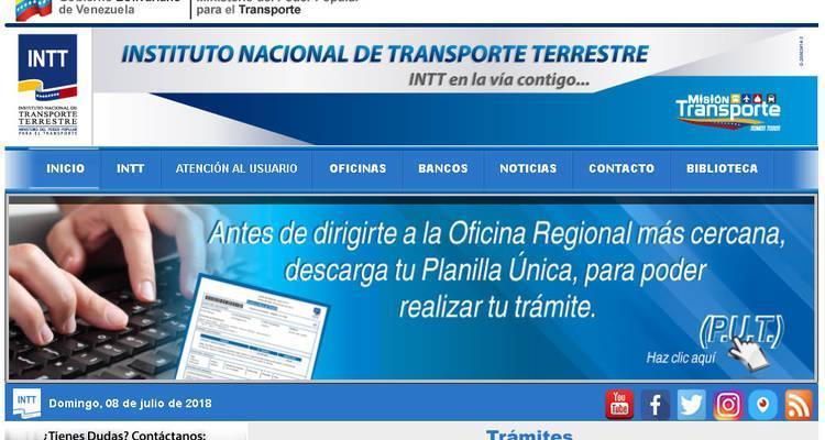 Instituto Nacional de Tránsito y Transporte Terrestre