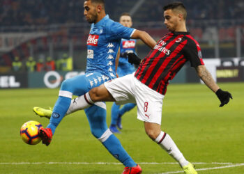 Napoli y Milan empataron en San Siro