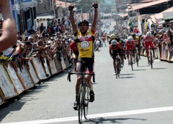 Jimmy Briceño dominó la sexta etapa de la Vuelta al Táchira