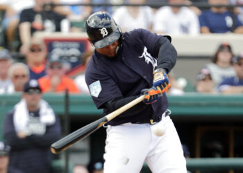 Miguel Cabrera despachó cuadrangular y se divierte en entrenamientos