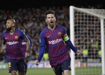 Un Lionel Messi fulgurante coloca a Barsa en cuartos de ‘Champions’