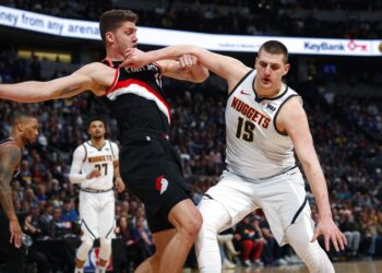 Nuggets venció a Trail Blazers con 37 puntos de Jokic