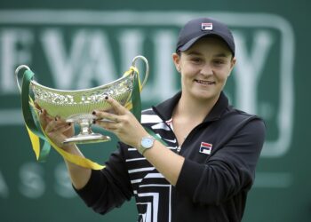 Australia aplaude ascenso de Barty a cima de ránking mundial de la WTA