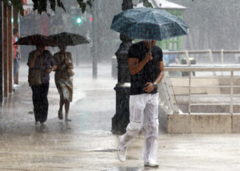 Inameh prevé precipitaciones de intensidad variable y ráfagas de viento en gran parte del país