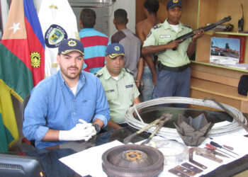 Poliguanta desmanteló banda dedicada al robo de materiales eléctricos
