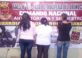 Atraparon a tres mujeres señaladas de extorsionar a empresarios petroleros