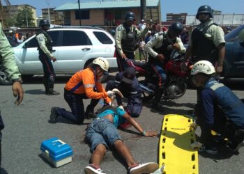 Arrollaron a vendedor de chupetas en la avenida Intercomunal