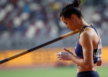 Peinado figuró séptima en la final de salto con pértiga del mundial de Doha