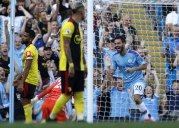 Manchester City arrasa 8-0 a Watford en la Liga Premier