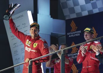 Vettel rompe sequía; Ferrari hace 1-2 en el GP de Singapur