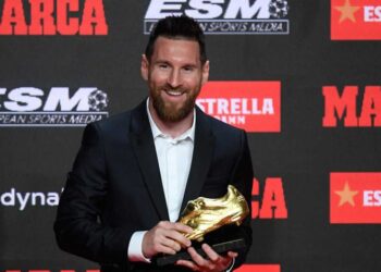 Lionel Messi recibió la Bota de Oro de la temporada 2018-19