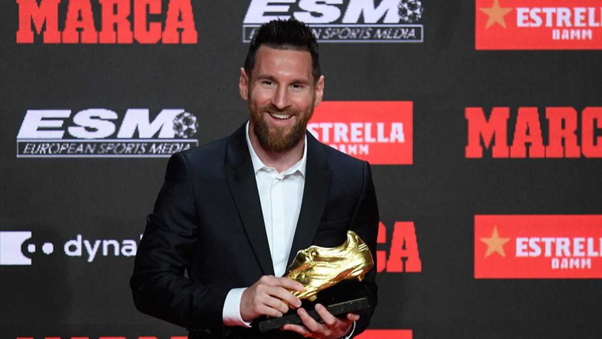 Atravesar Dibujar patio de recreo Lionel Messi recibió la Bota de Oro de la temporada 2018-19 - El Tiempo