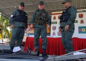 GNB retuvo 258 toneladas de material estratégico