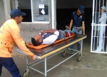 Un motorizado salió herido en un choque en El Tigre