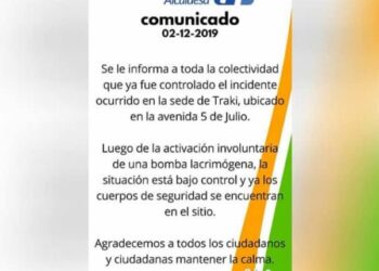 Alcaldía de Sotillo controló incidente con bomba lacrimógena en Traki