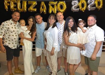 Rosmeri Marval y Arán One recibieron el año nuevo en Chile