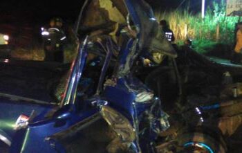 Triple choque dejó cuatro muertos y cuatro heridos en vía de San Tomé