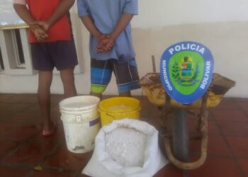 Detuvieron a dos hombres por extracción de sal