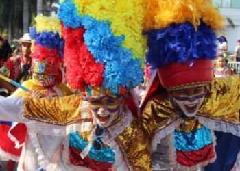 Niños migrantes venezolanos participaron en el Carnaval de Barranquilla