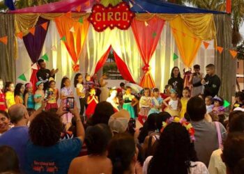 Niños de Lechería disfrutaron de una fiesta circense