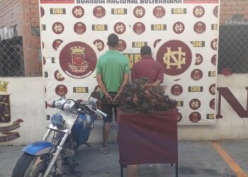 Arrestaron a un par de hombres con más de 36 kilos de cobre