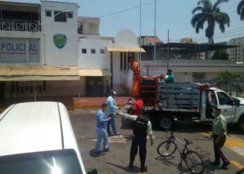 Desinfectaron calabozos de   Polibolívar