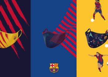 El F.C Barcelona lanzó su línea de mascarillas protectoras para el COVID-19