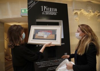 Mujer en Italia gana Picasso en rifa benéfica