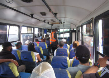 En pocas unidades de transporte se cumple el distanciamiento