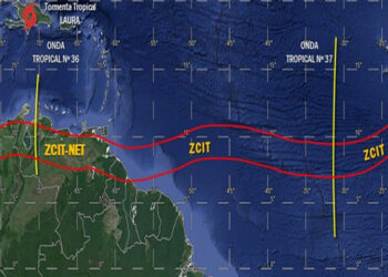 Onda tropical N°36 generará lluvias en el país este domingo