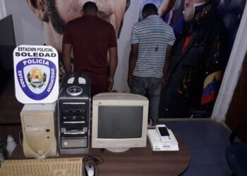 Dos hombres fueron arrestados por hurtar en la Notaría Pública e Ipostel del municipio Independencia