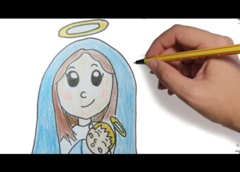 Niños de Lechería compiten con sus dibujos a la Virgen del Valle