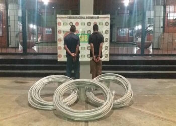 GNB detuvo a dos individuos en el estado Bolívar por hurtar material estratégico