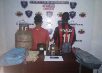 Atraparon a dos hombres con equipos eléctricos en El Tigrito