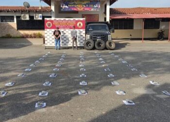 En Mérida GNB incautó más de 52 kilos de presunta droga ocultos en un camión