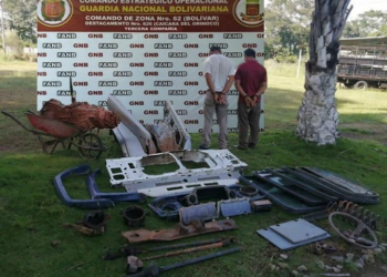 Capturaron a  dos presuntos desvalijadores de vehículos de la CVG