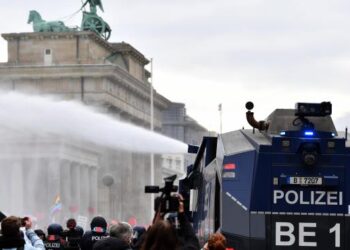 Protestas en Berlín contra las restricciones del coronavirus