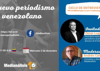 El periodismo económico en Venezuela será analizado por Lugo y Cañizález