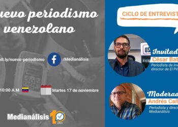 César Batiz y Andrés Cañizález disertarán sobre el periodismo venezolano