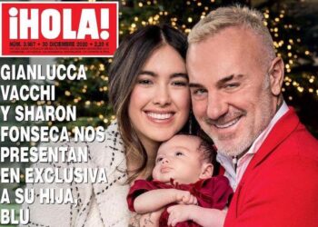 La hija de Gianluca Vacchi nació con paladar hendido