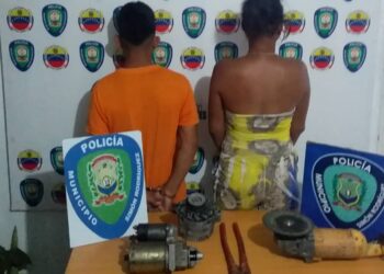 Policía de El Tigre detuvo a dos presuntos ladrones