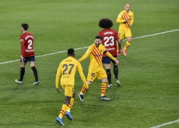 Barcelona vence al Osasuna y se afianza como 2do en España