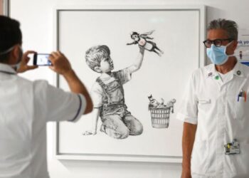 Pintura de Banksy recauda 23 millones para beneficencia