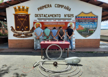 GNB desarticuló banda de ladrones de vehículos