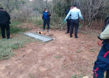 Hallaron una osamenta en el sector Caicara